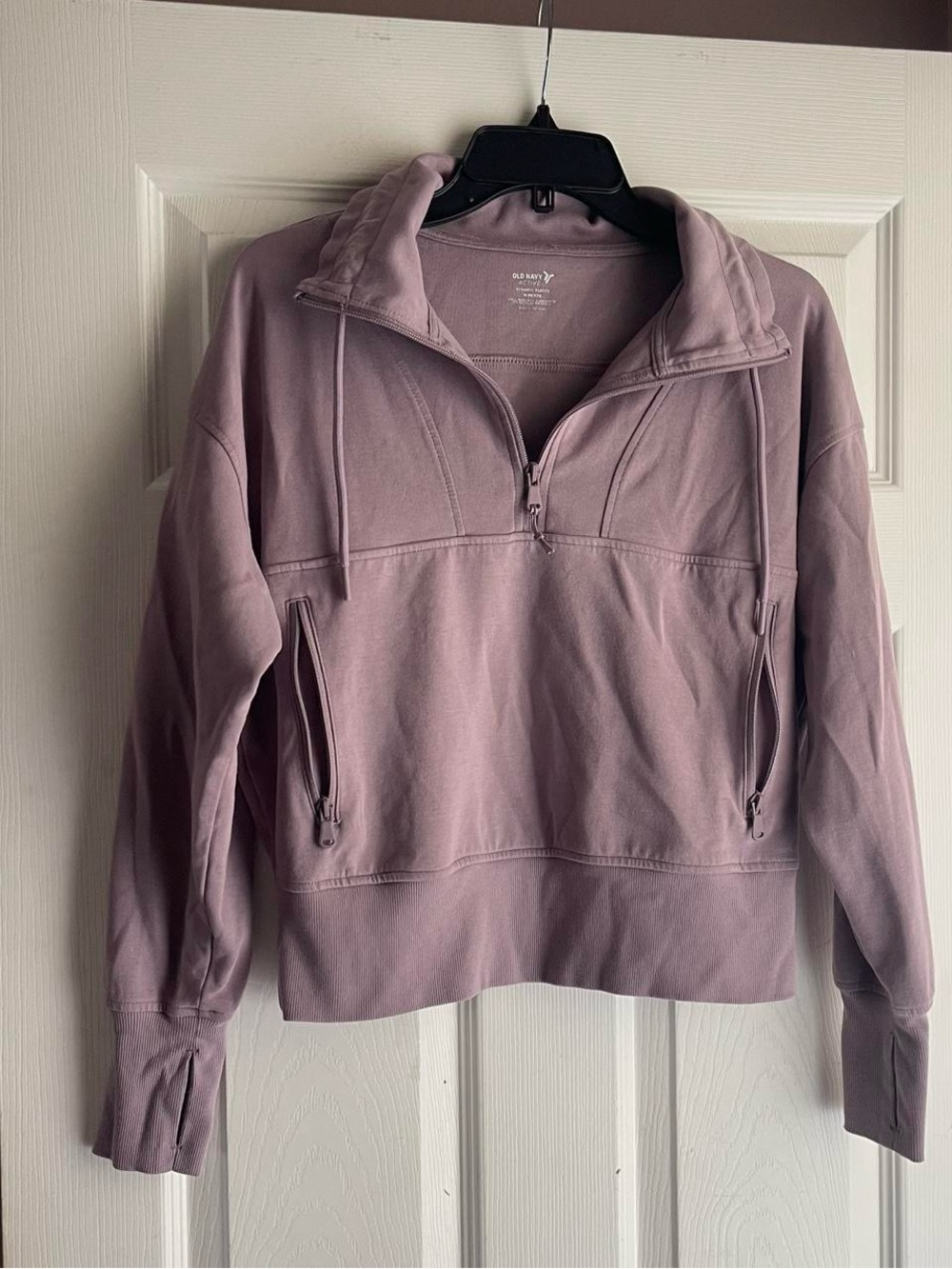 Old Navy light purple quarter zip sweatshirt